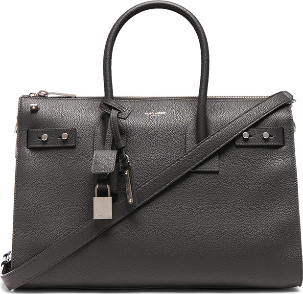 Saint Laurent Small Zipped Supple Sac de Jour Duffel Bag