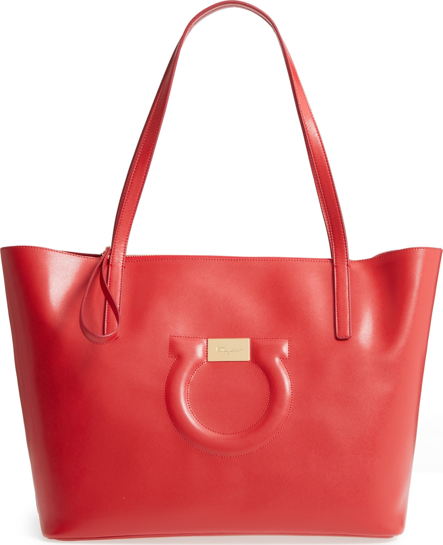 Salvatore Ferragamo City Quilted Gancio Leather Tote