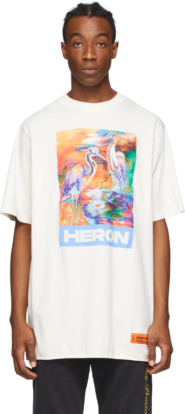 Heron Preston Pink Heron Colors T-Shirt
