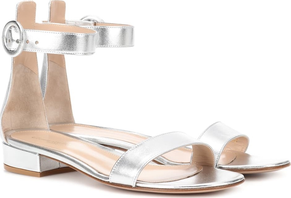 Gianvito Rossi Portofino 20 leather sandals