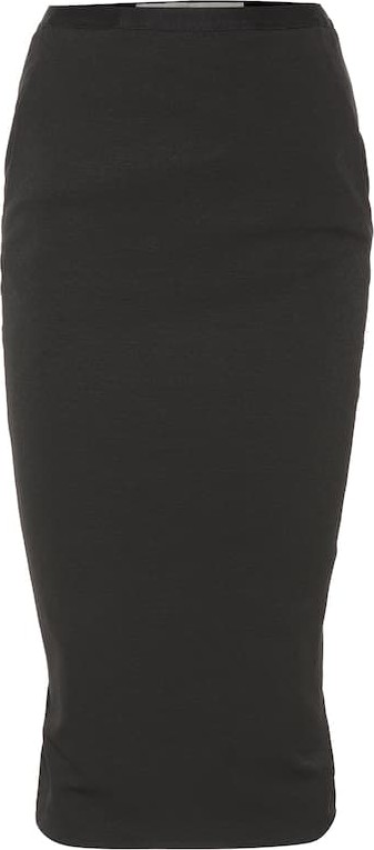 Rick Owens Soft Pillar cotton-blend skirt