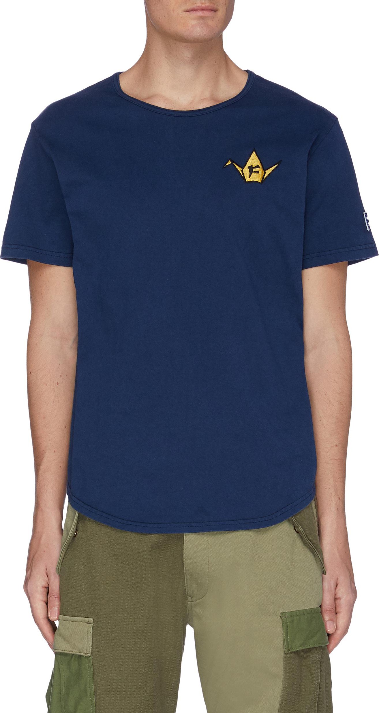 FDMTL Crane embroidered T-shirt