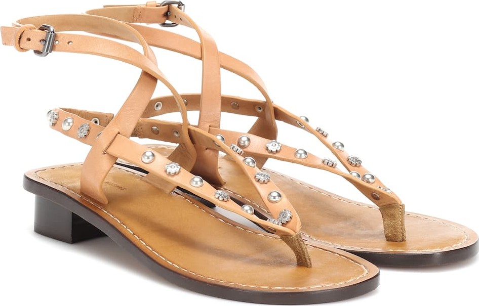Isabel Marant Jings embellished leather sandals