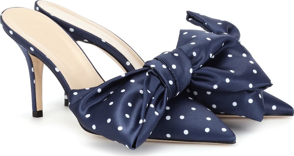 Magda Butrym China satin mules