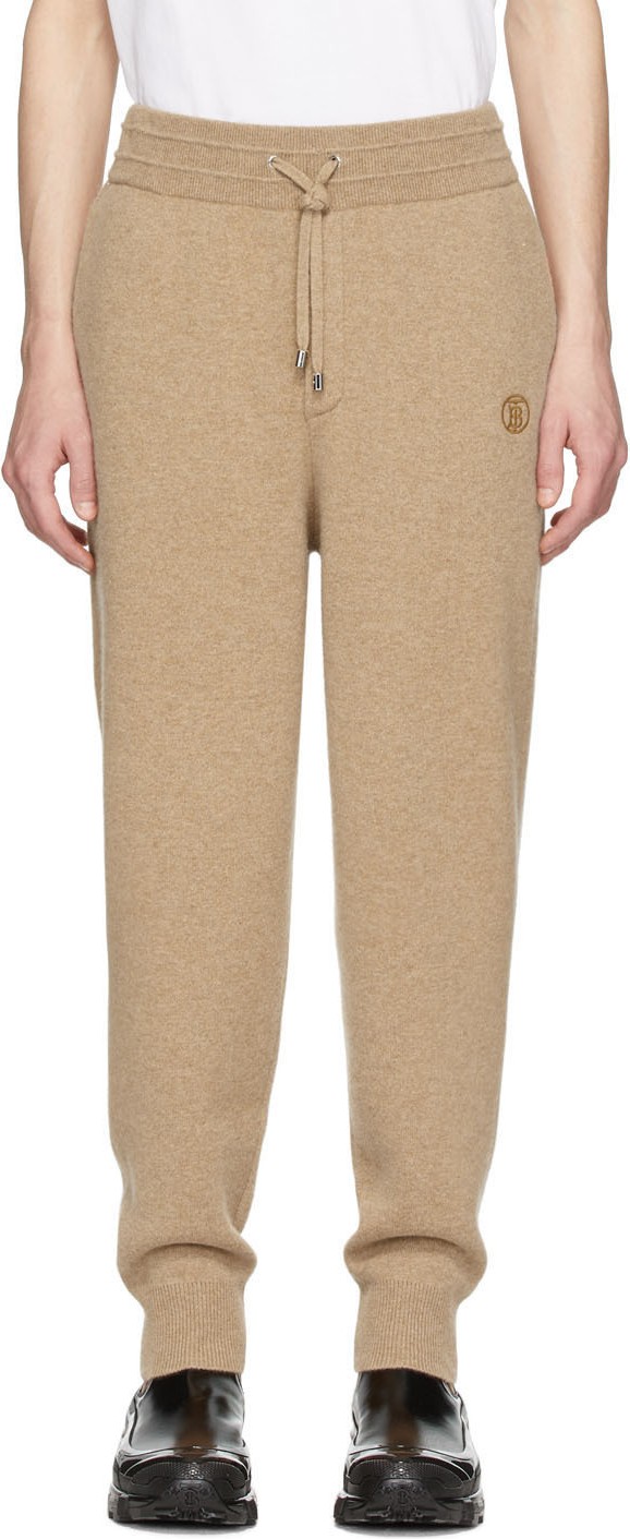 Burberry London England SSENSE Exclusive Beige Cashmere Huntley Lounge Pants