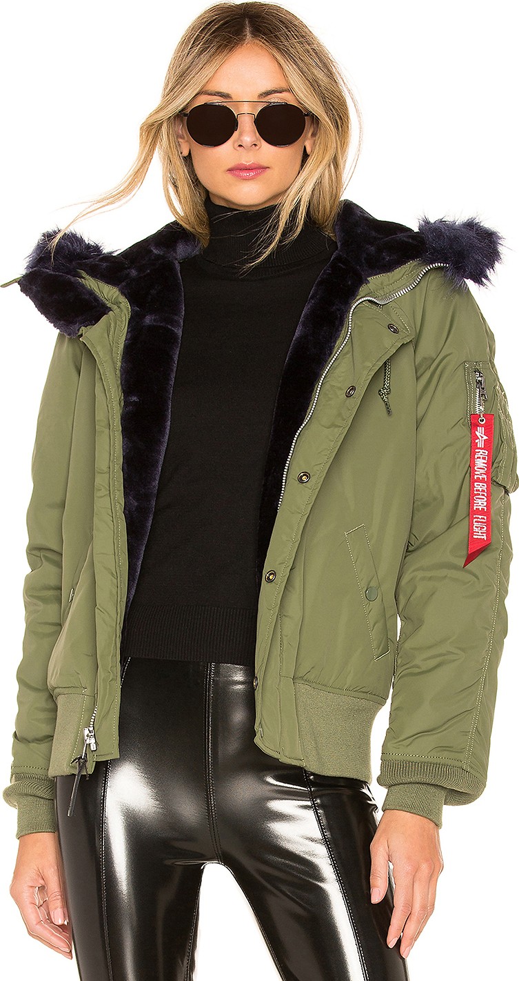 Alpha Industries N-2B Impact Parka With Faux Fur Trim