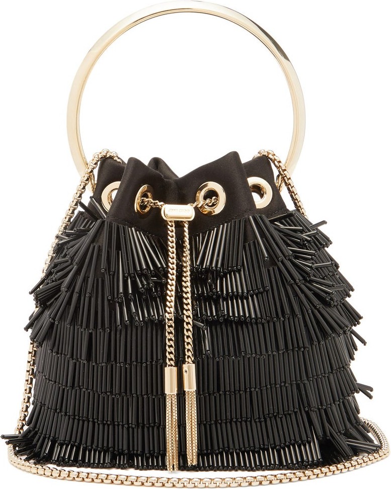 Jimmy Choo Bonbon beaded clutch bag