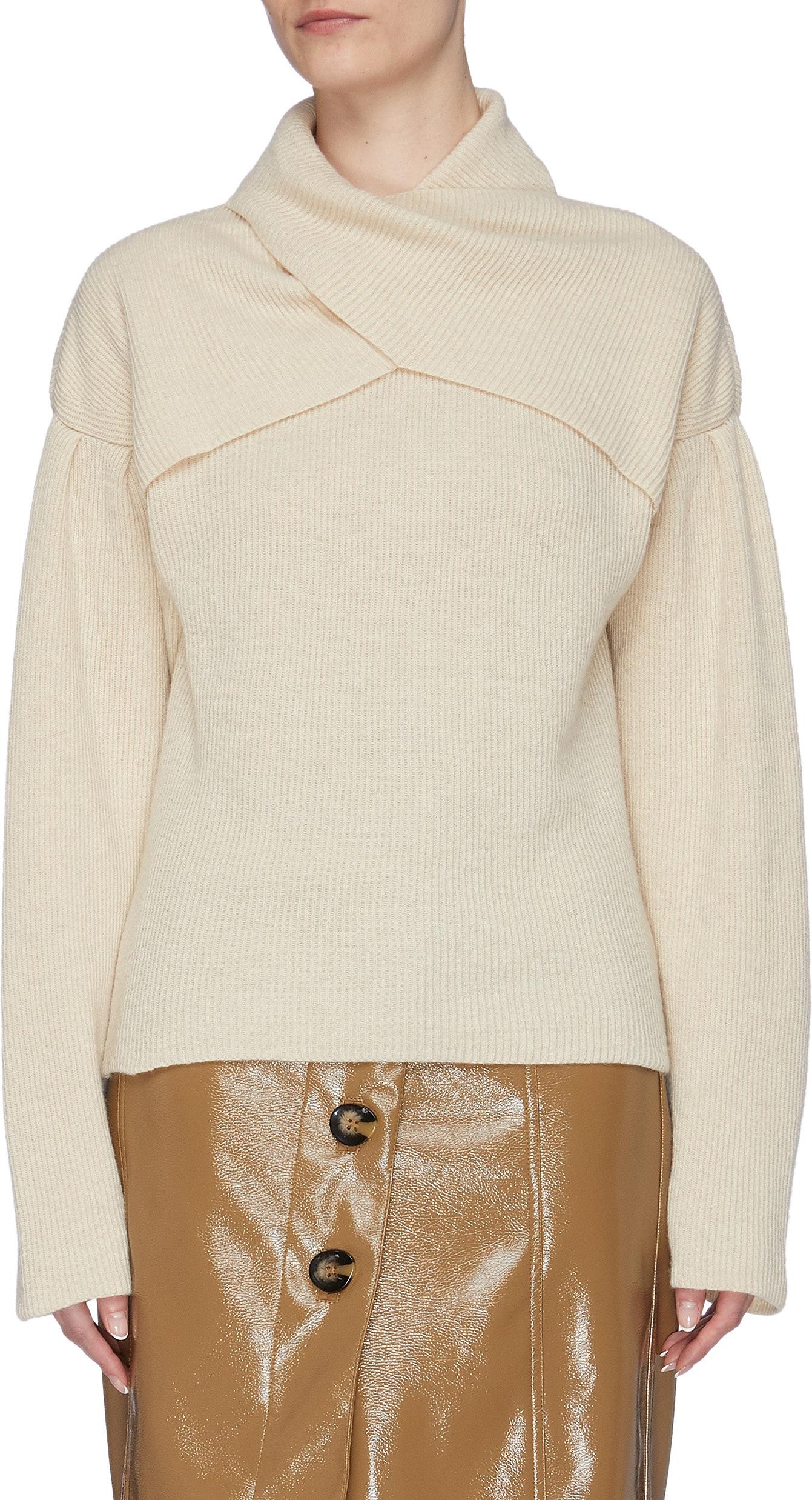 Nanushka 'Korina' layer detail rib knit top Nanushka 'Korina' layer detail rib knit top