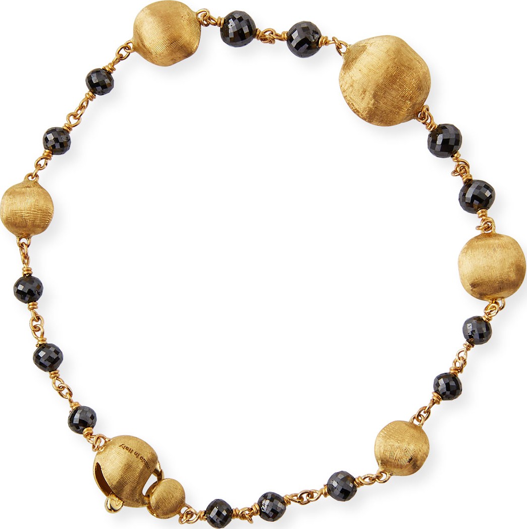 Marco Bicego Africa 18k Black Diamond Bracelet