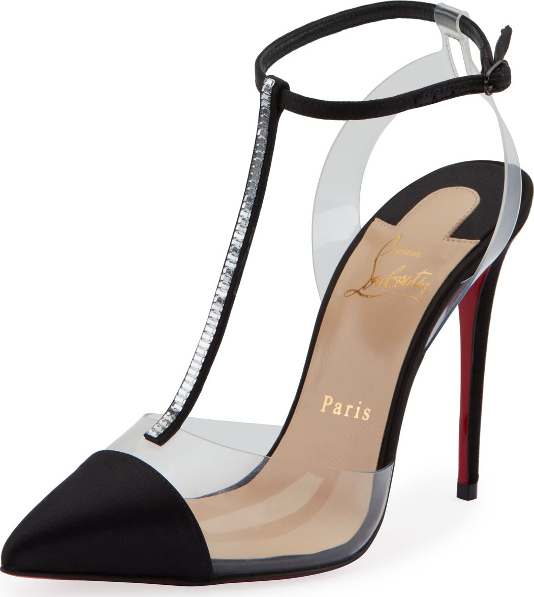 Christian Louboutin Nosy Strass Red Sole Pumps