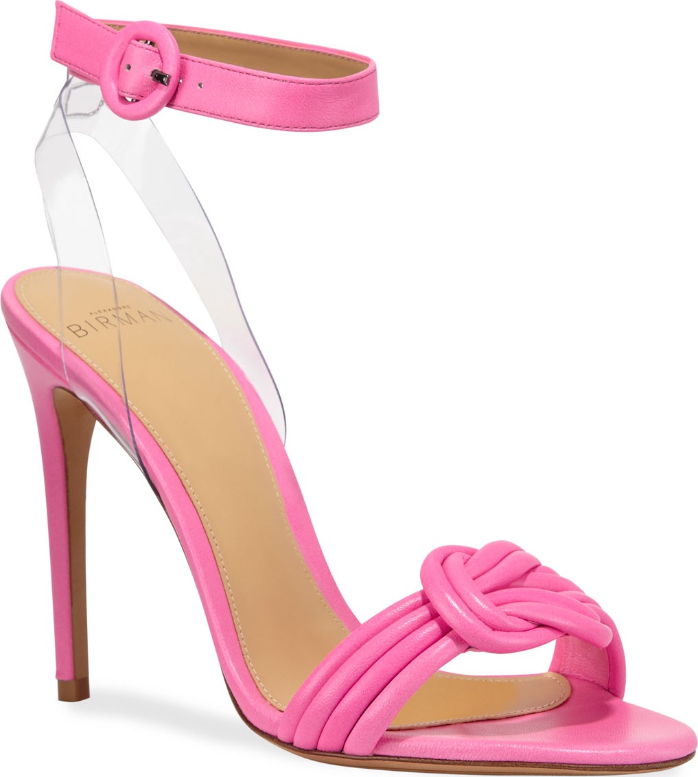Alexandre Birman Vicky Vinyl and Leather Sandals