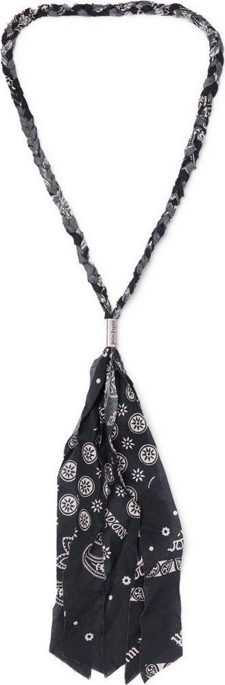 Palm Angels Printed Bandana Cotton Necklace