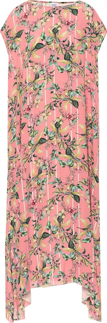 Vetements Asymmetric floral dress