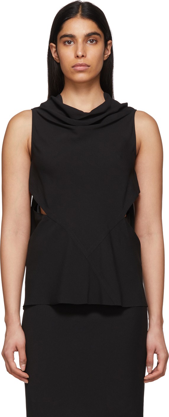 Rick Owens Black Skorpio Tank Top