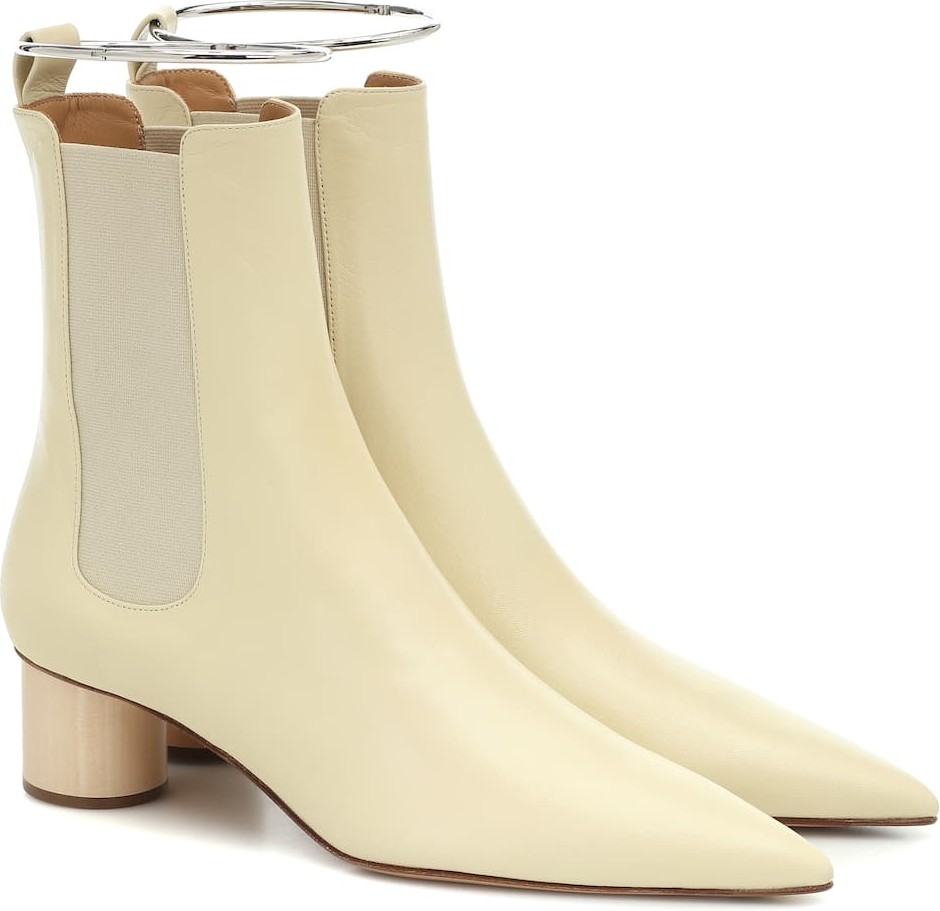 Jil Sander Leather ankle boots