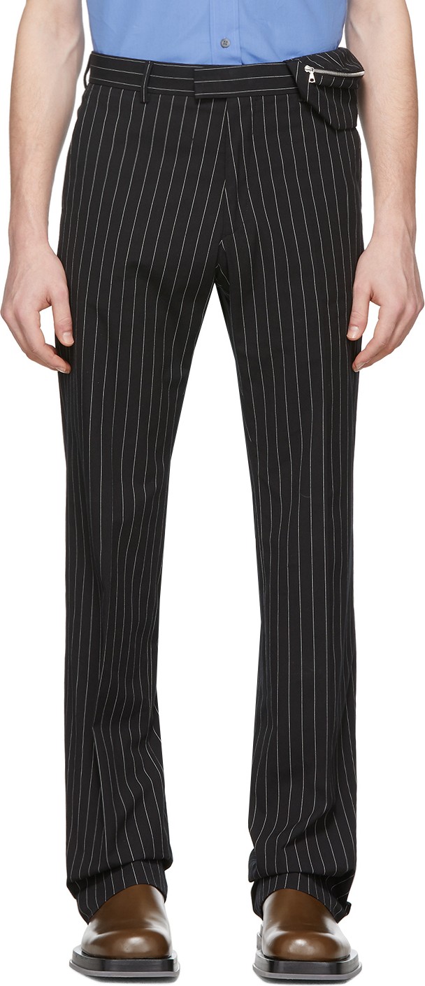 Dries Van Noten Black & White Prowse Trousers