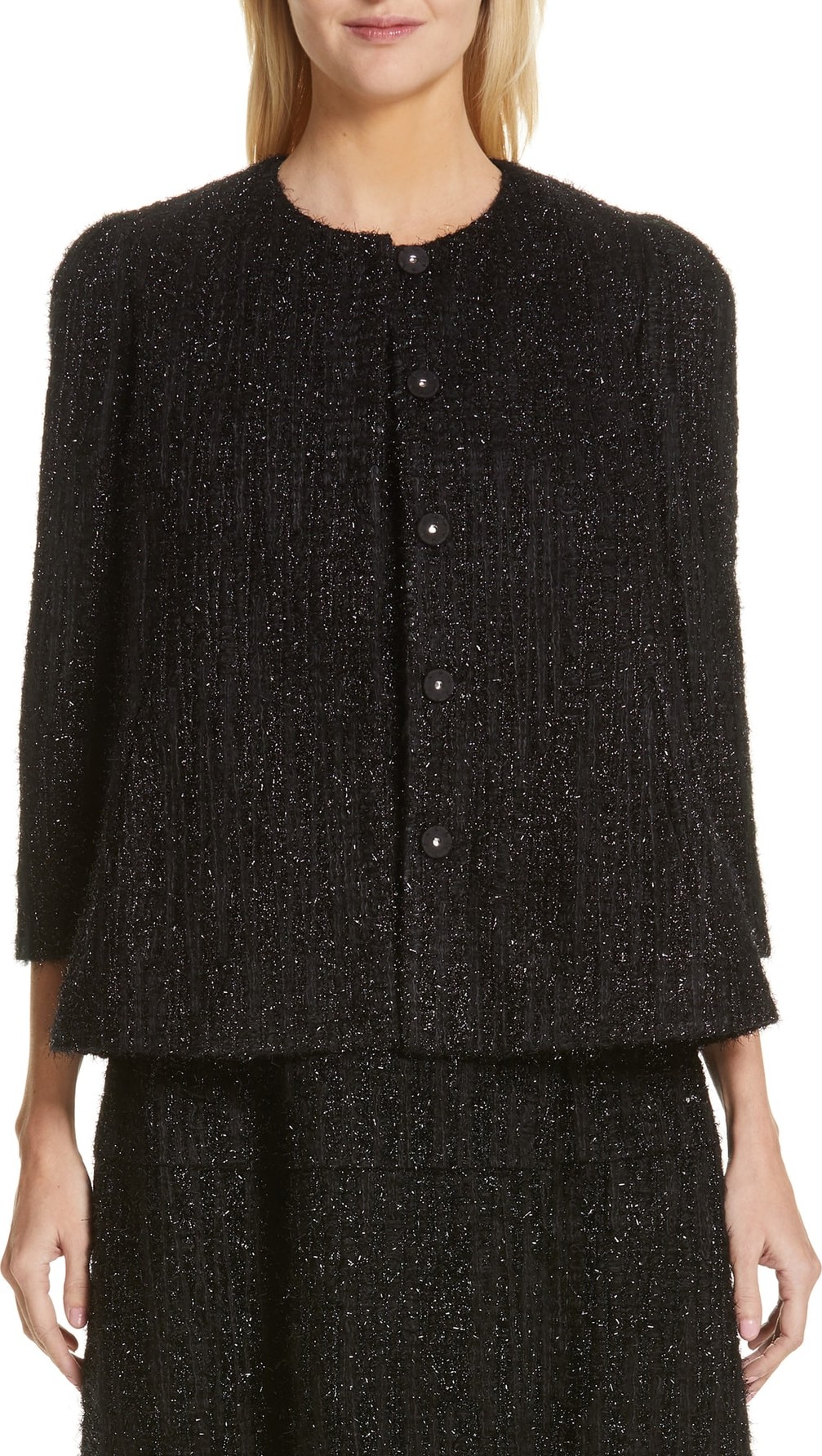 Co Metallic Tweed Jacket