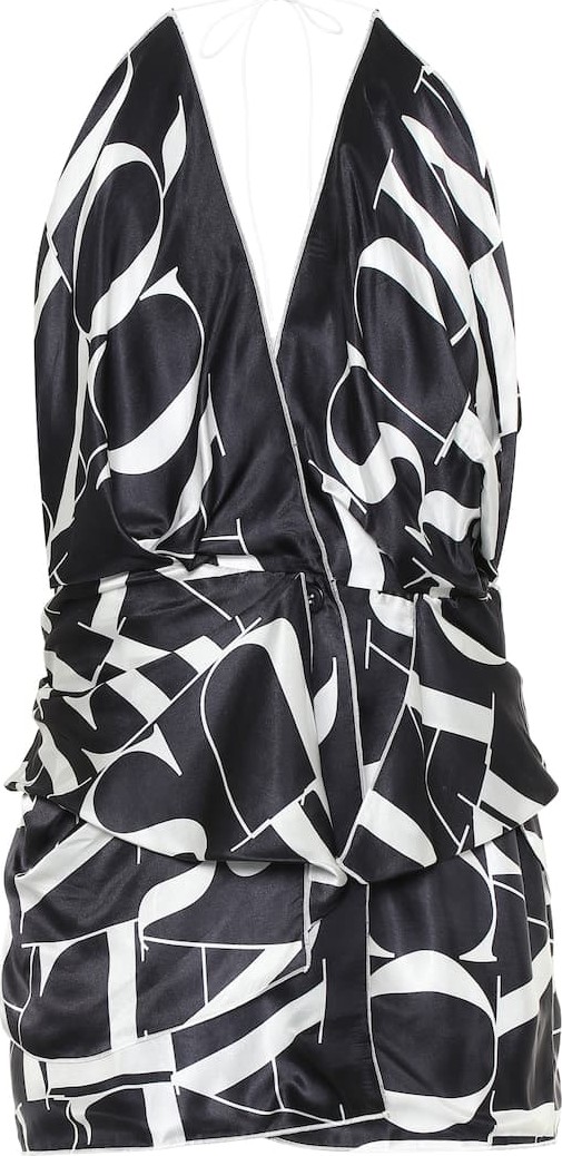 Jacquemus La Robe Benaco silk-blend minidress