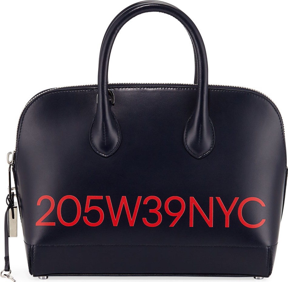 Calvin Klein 205W39NYC Dalton Small Smooth Leather  Top-Handle Bag