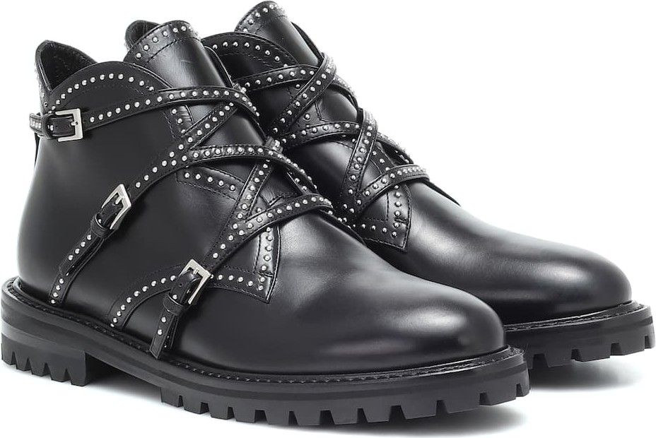 Alaïa Embellished leather ankle boots