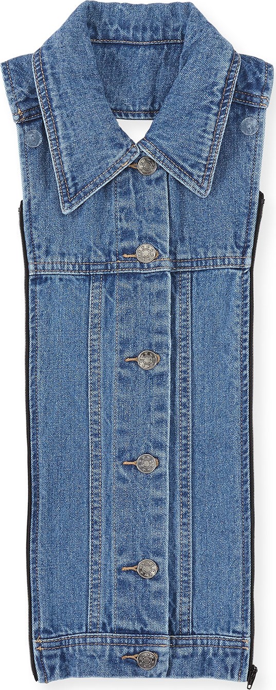 Veronica Beard Slate Denim Dickey