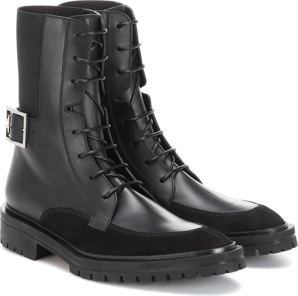 Givenchy Aviator leather ankle boots