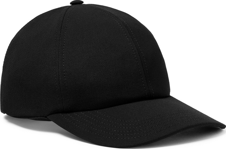 Valentino Valentino Garavani Logo-Embroidered Stretch-Wool Twill Baseball Cap