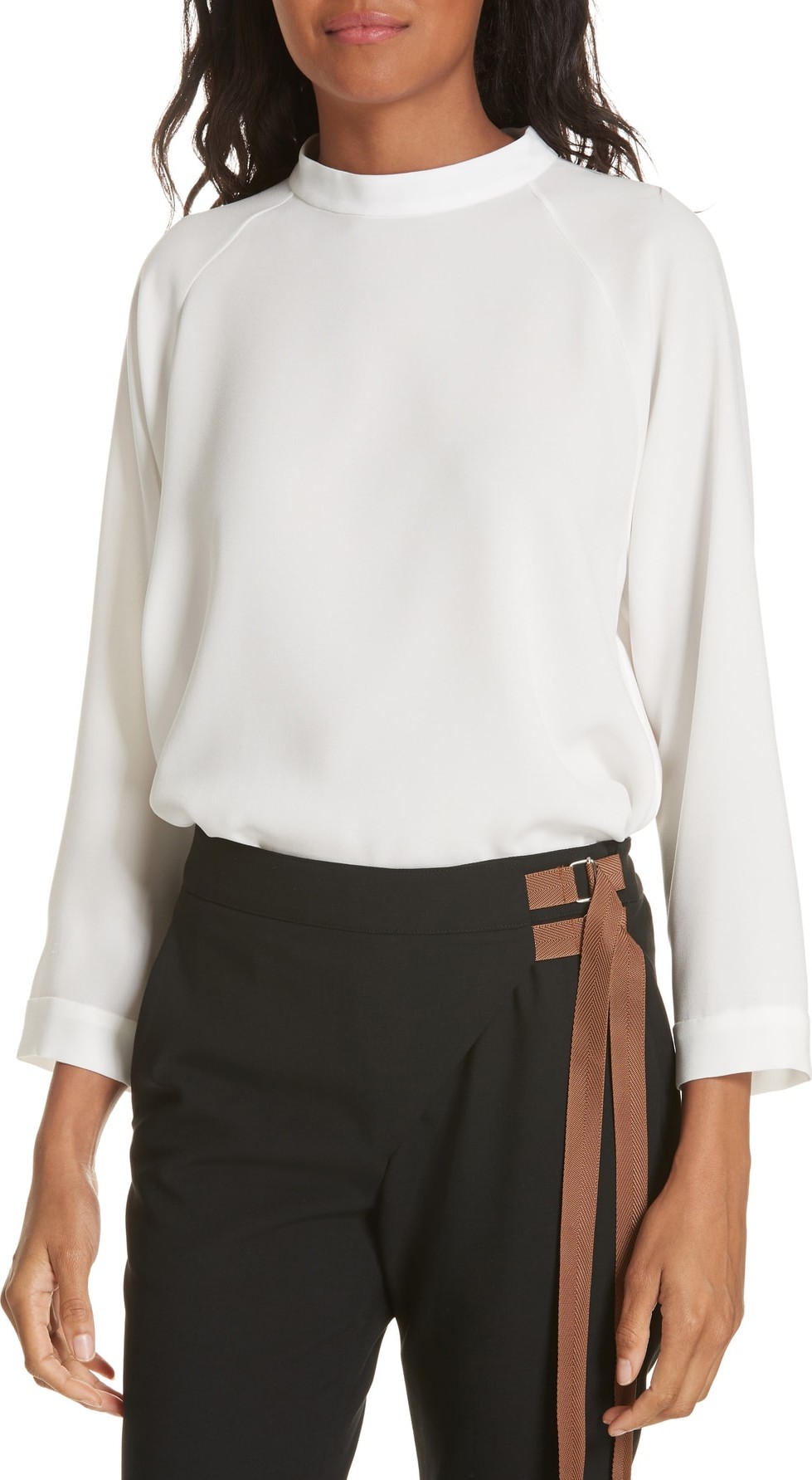 Tibi Bibelot Crepe Top