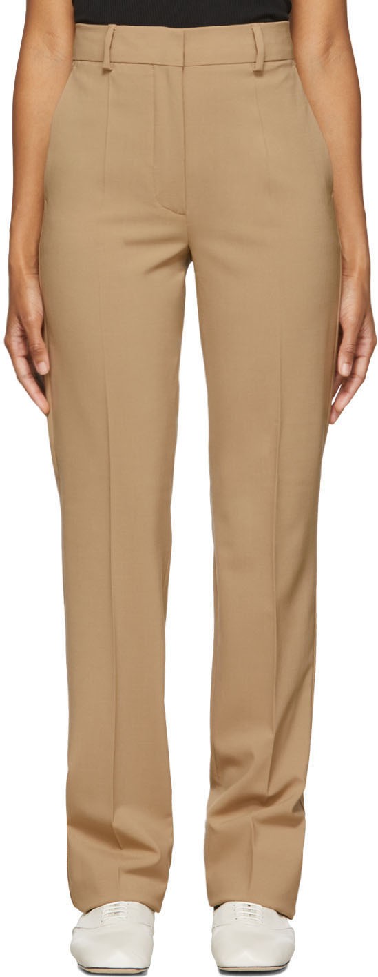 Sportmax Tan Narvel Trousers