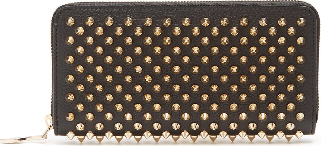 Christian Louboutin Panettone spike-embellished leather wallet