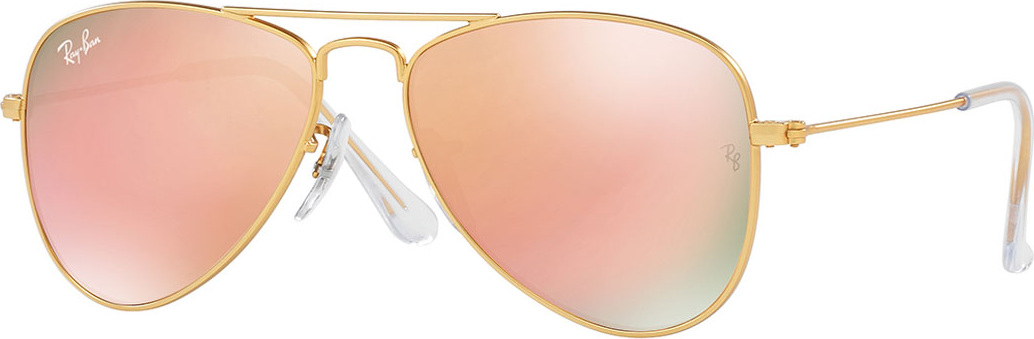 Ray Ban Junior Mirrored Aviator Sunglasses
