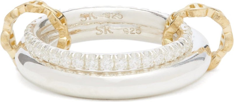 Spinelli Kilcollin Virgo diamond & sterling silver ring