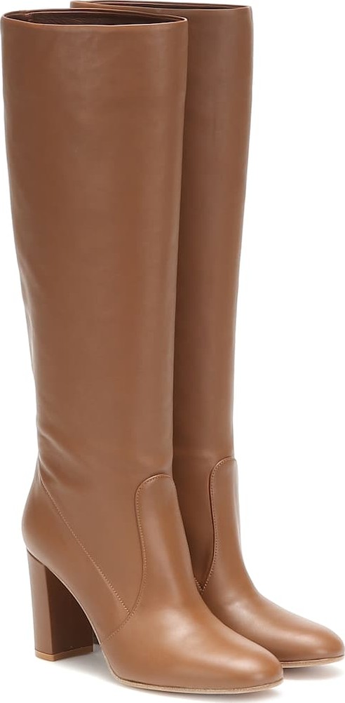 Gianvito Rossi Glen 85 knee-high leather boots