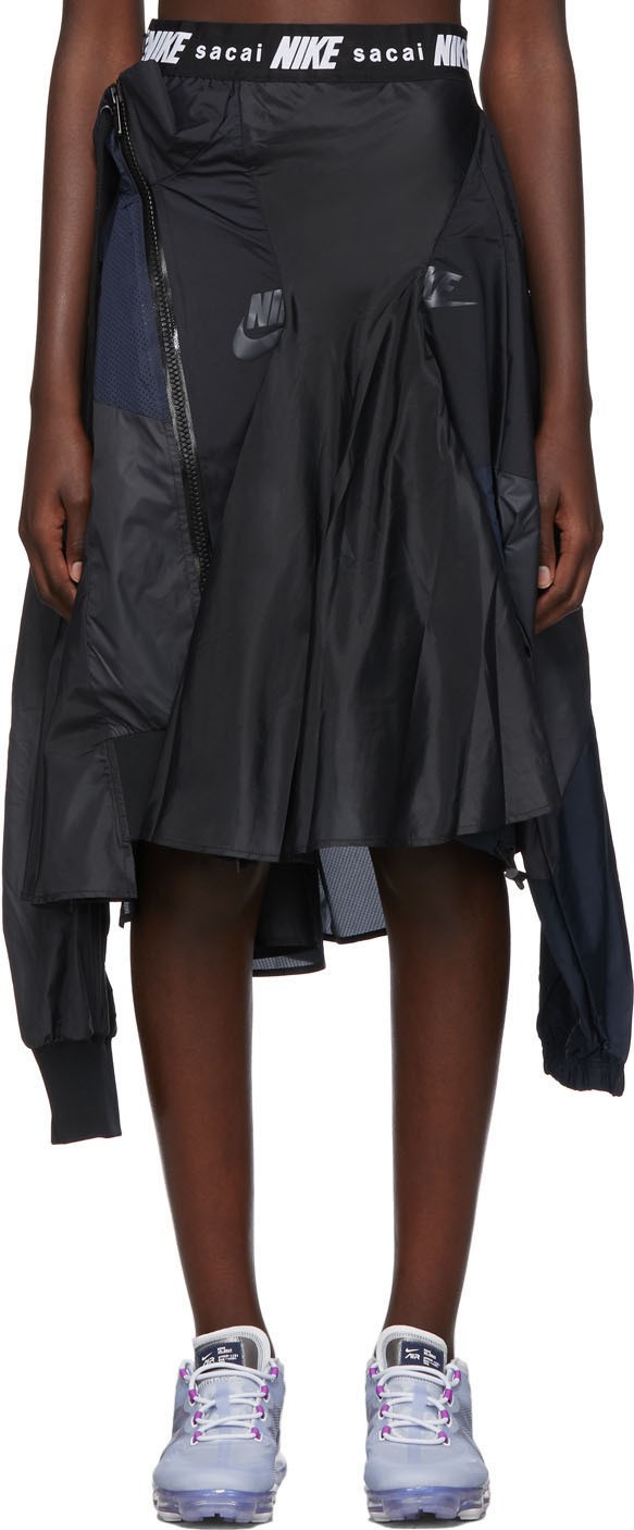 Nike Black & Navy Sacai Edition W NRG Ga NI-03 Skirt