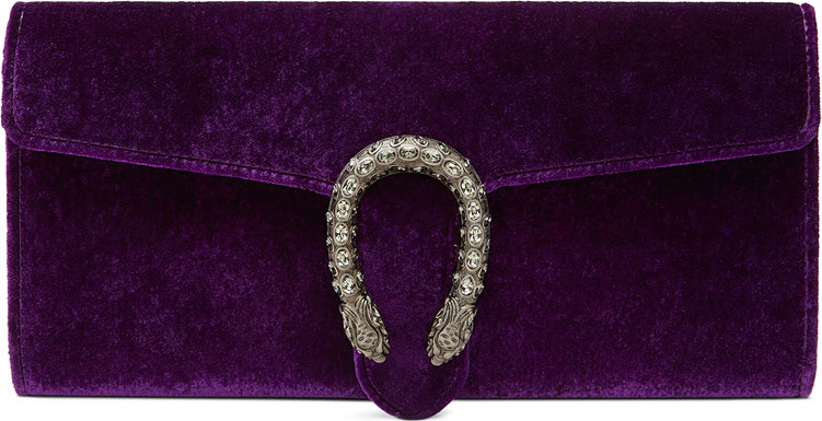 Gucci Dionysus Velvet Clutch Bag