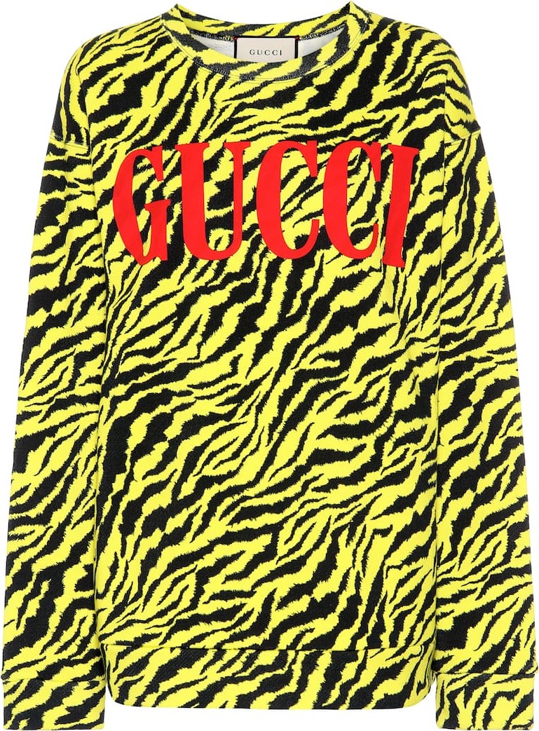 Gucci Printed cotton sweatshirt