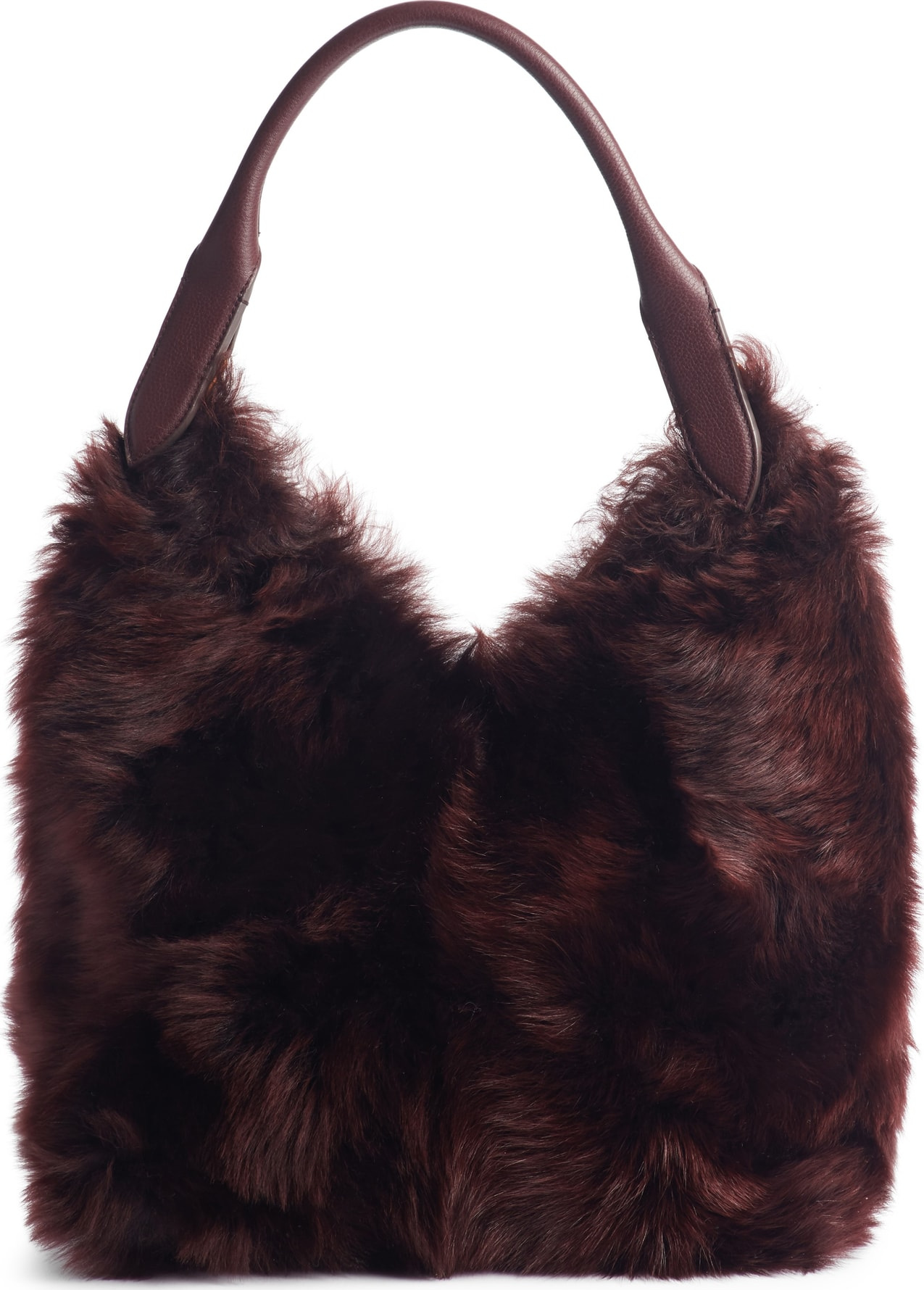 Anya Hindmarch Build a Bag Small Genuine Shearling & Leather Base Bag