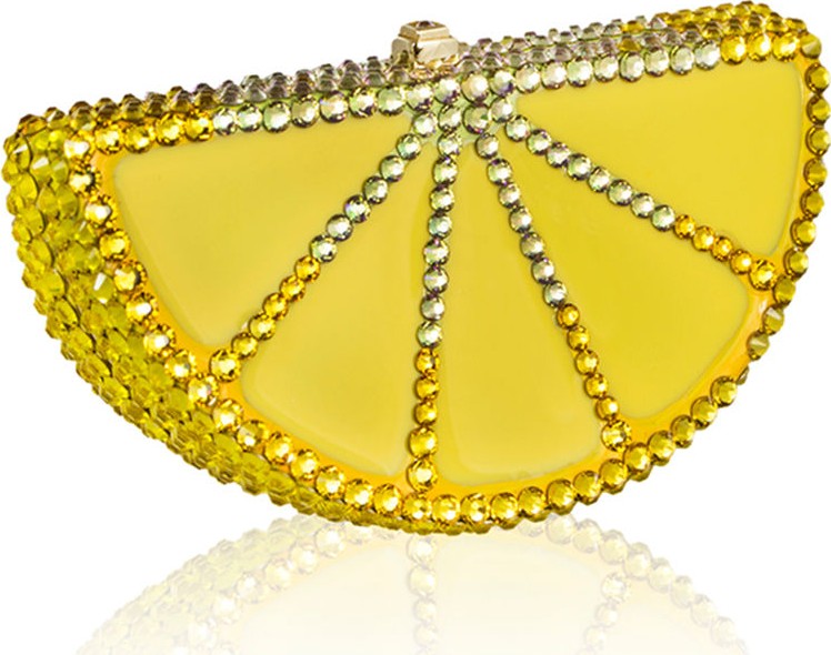 Judith Leiber Slice Crystal Pillbox