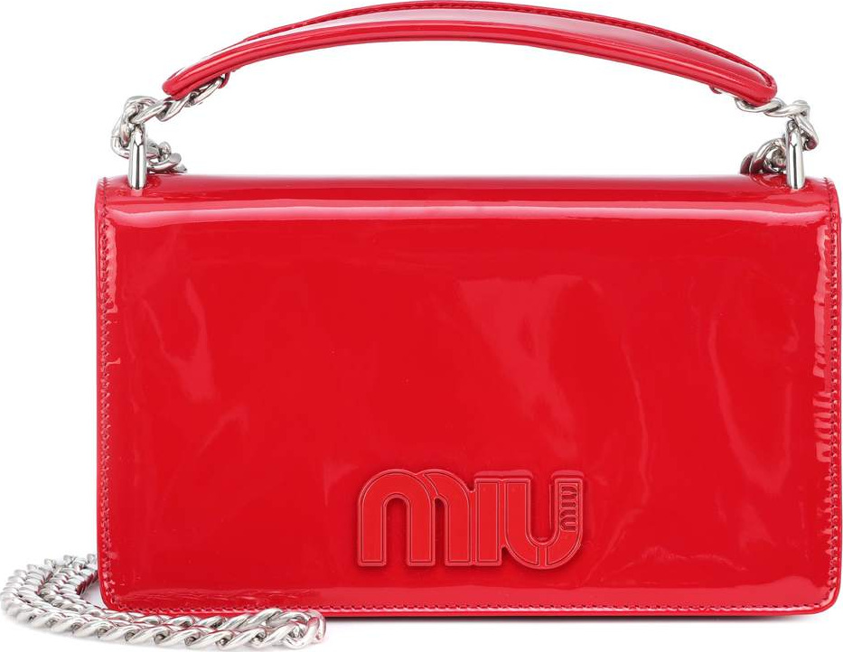 Miu Miu Patent leather shoulder bag