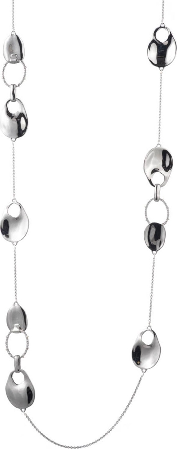 Alexis Bittar Liquid Link Station Necklace with Crystals