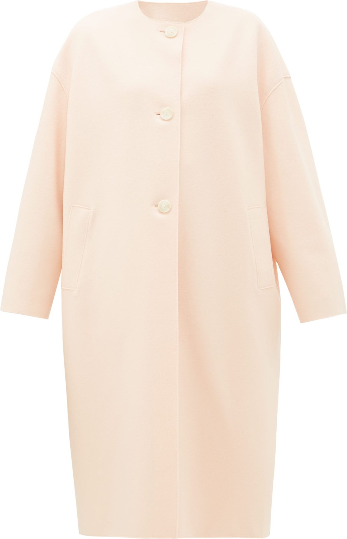 Harris Wharf London Single-breasted felted-wool coat