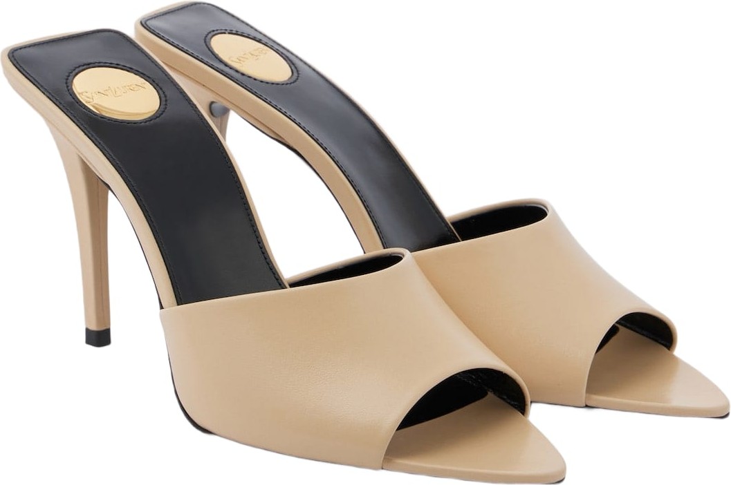 Saint Laurent - Romy 90 leather mules
