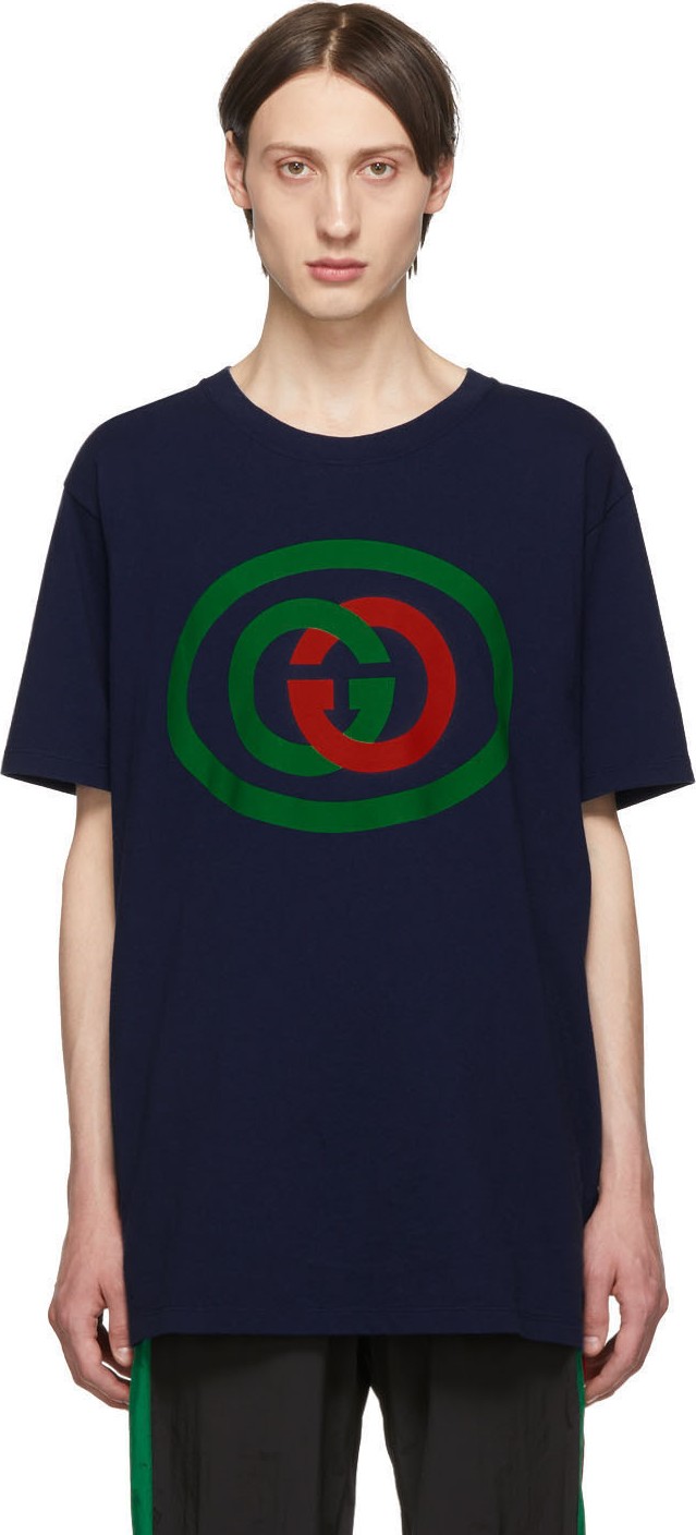Gucci Blue Interlocking G T-Shirt
