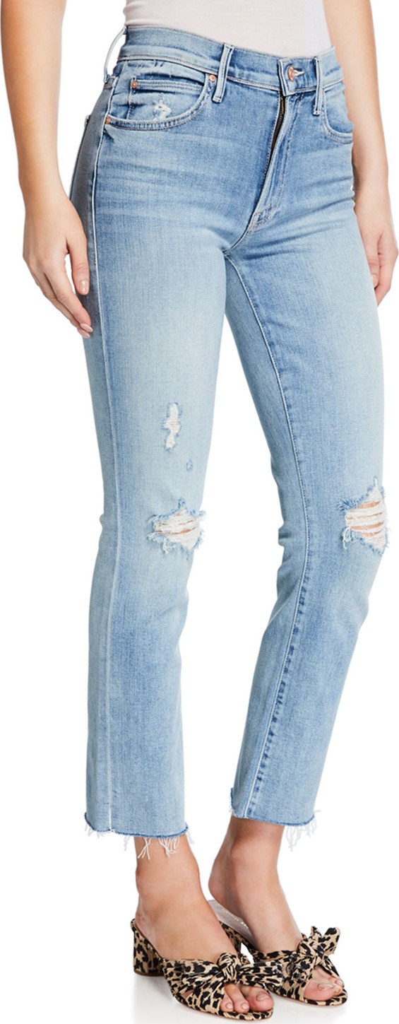 MOTHER The Rascal Ankle Snippet Skinny Jeans