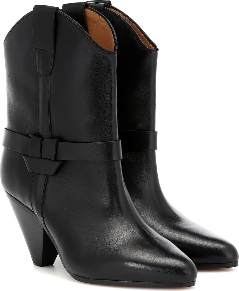 Isabel Marant Deane leather ankle boots
