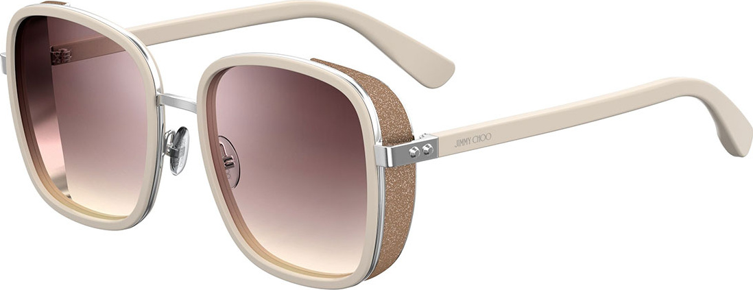 Jimmy Choo Elvas Mirrored Square Sunglasses
