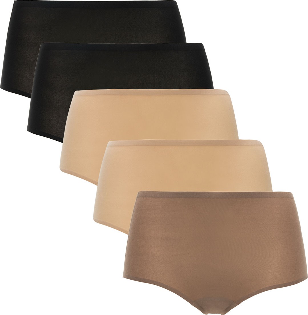 Chantelle 5-Pack Soft-Stretch Full Bikini Briefs