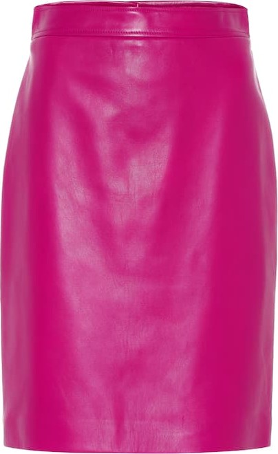 Gucci Leather pencil skirt
