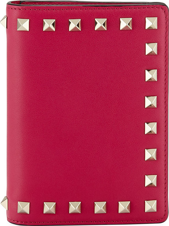 Valentino Rockstud Passport Cover Case