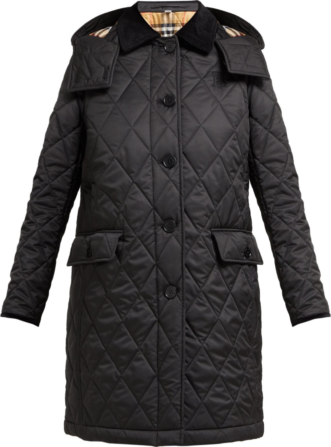 Burberry London England Dereham diamond-quilted jacket